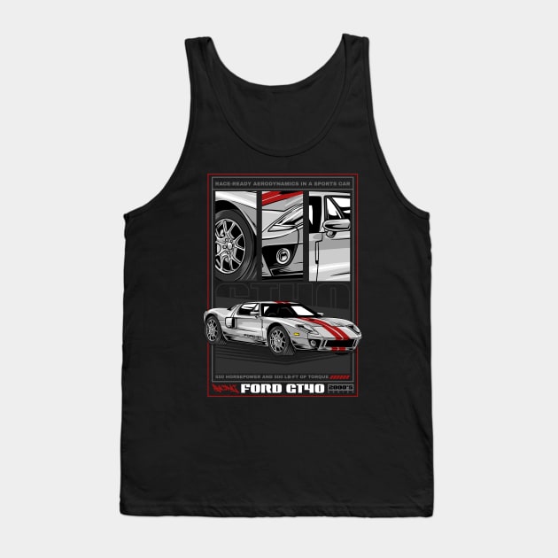 American GT40 Car Tank Top by milatees